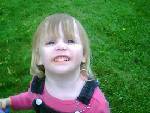 My youngest grandaughter Eva Michelle, 2 1/2 yrs old