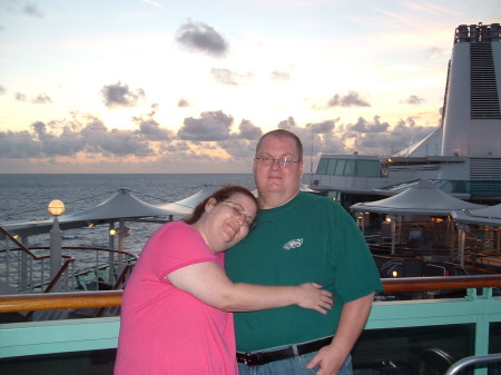 my wife Robyn and I in Bermuda