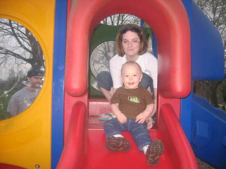 Kim, Rob & Devyn at the park