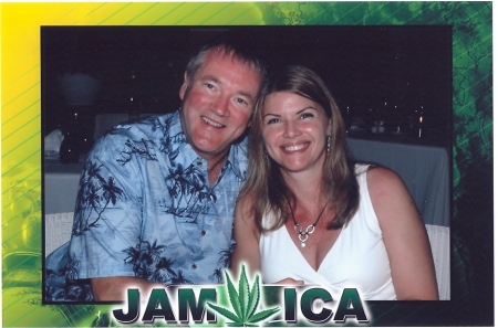 My husband, Greg and I vacationing in Jamaica, Dec. 2007