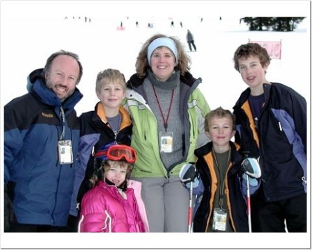 Davis Family Skiing Winter 2005