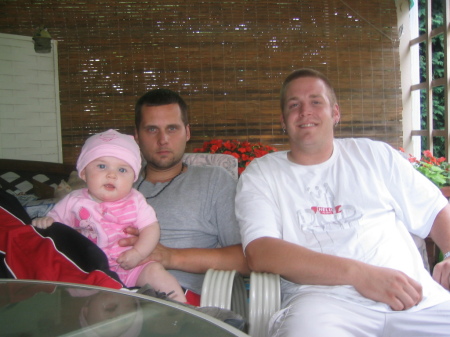 Trevor, Ryan and Emma (my sons, and granddaughter)