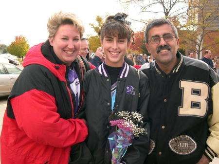 My wife Linda, daughter Crystal and I