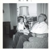 Mary & Grandpa 1965