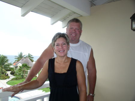 Marti and I in St. Lucia