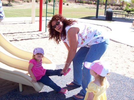 girls at the playground