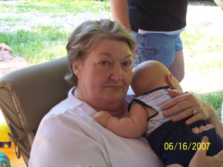my mom and her first great grandson jaden