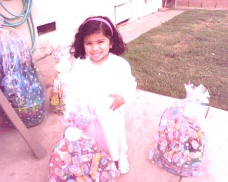 Kayla my granddaugher on Easter day