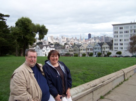 San Francisco in front of the painted houses - 2005