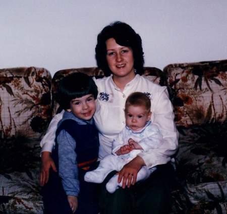 Debbie, Justin, and Jeremy - 1986