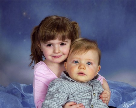 My two children, Brooke (Almost 3) & Justin (9 Months)