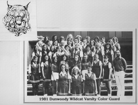 1981 DHS Color Guard