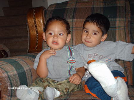 Jacob and Isaiah 2 & 3 year old boys