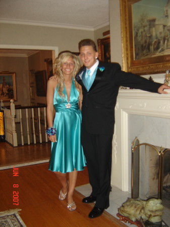 son Andrew and girlfriend Kristy