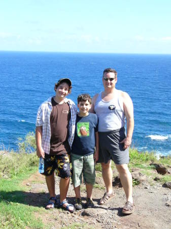 Me and the boy's in Maui 2006