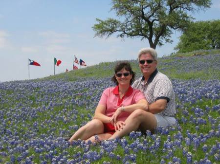 Karen and I in the bluebonnets