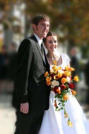 Tom and Jill married at the Mount Timpanogas Temple in Utah