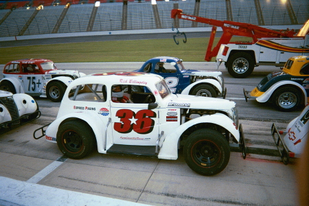 Getting ready to race at Texas Motor Speedway.