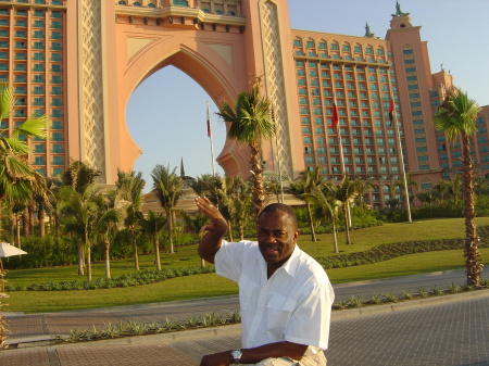 The Atlantis Dubai in background