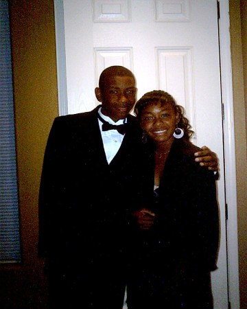 My Daughter Taja with homecoming date