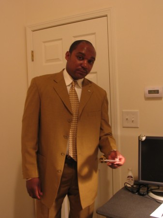 mustard suit