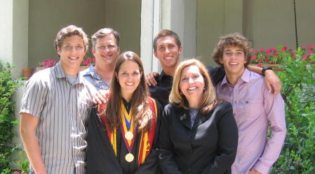Daughter, Jenn's, graduation from USC, May, 2006