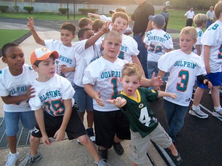 Tyler jumping in with football team