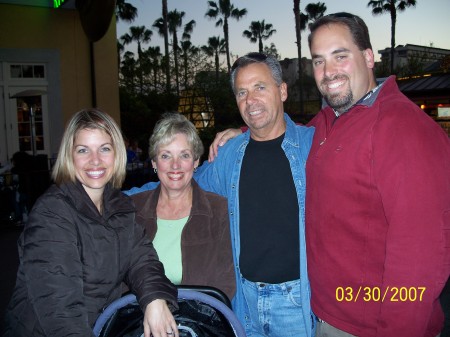 Tony With His Sister, Michelle and His Parents