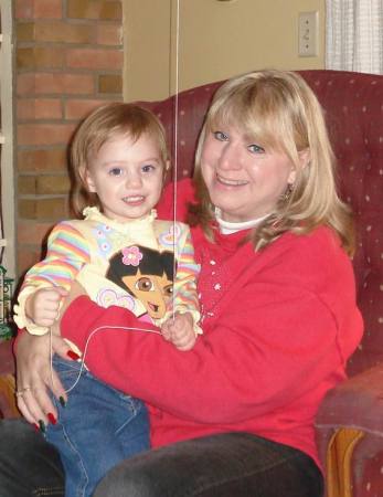 My Granddaughter, Celes, and me
