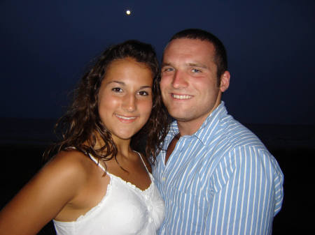 Son Aaron and girlfriend Jessica