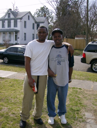 My step son Anthony & My husband Junie