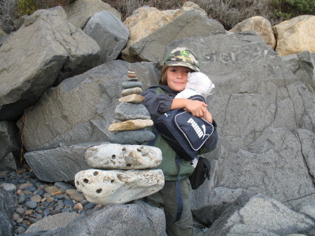 Tide Pools & Hawaii style rock sculpture