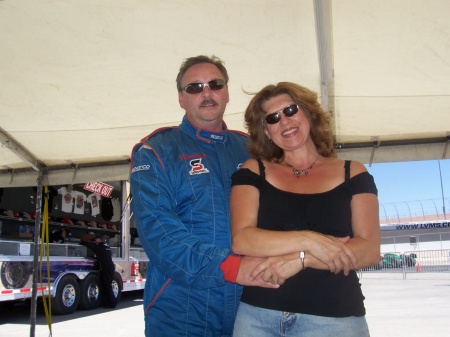 August 2006, Rod & I in Las Vegas at the Speedway