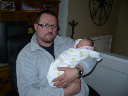 This is my husband and our greatgranddaughter.