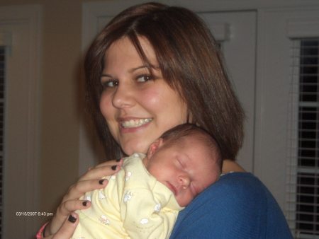 Dan'elle and baby Dacey