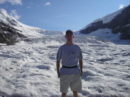 my hubby vs. the glacier