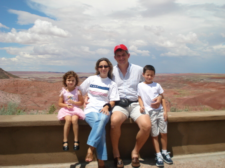 Davises at the Painted Desert