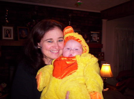 me with my grandson on Halloween