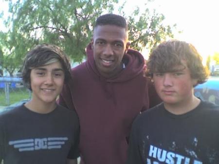 My son Zach, Nick Cannon and Sean