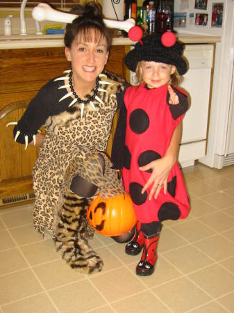 The girls on Halloween 2006