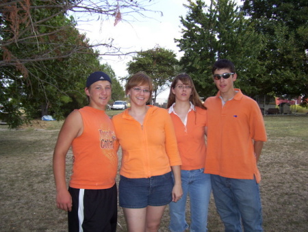 This is Nick (my oldest), me, Angel (my sister), and Keelin (Angel's oldest)!