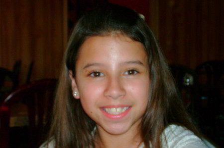 Rhianna at age 11