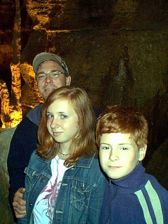 Ron, Jessica and Cory at Lincoln Caverns