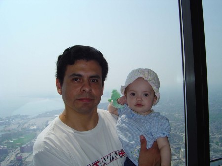 Jorge & Leilani at CN Tower Toronto, Canada 2004