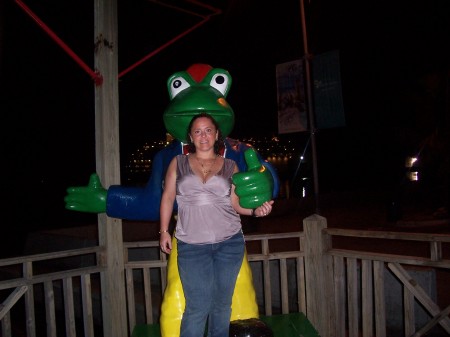 Me at Senoir' Frogs in the Bahamas
