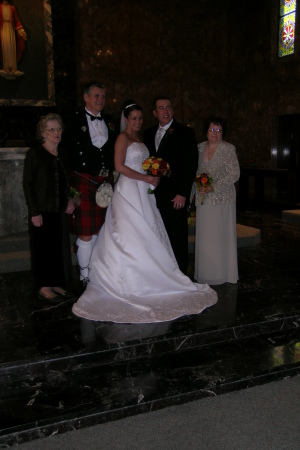 Dark picture of the beautiful Bride