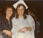 me n my sis ..graduation day 83