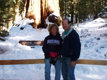 lisa and steve at king's canyon, new year's