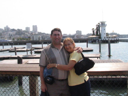 Ellie & husband, Jeff in San Francisco 07/08