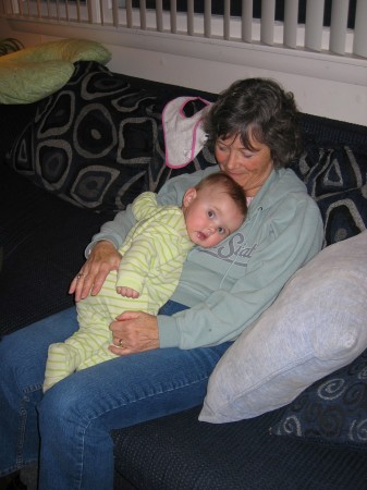 Grandma Carole with her precious grandaughter, Raina.